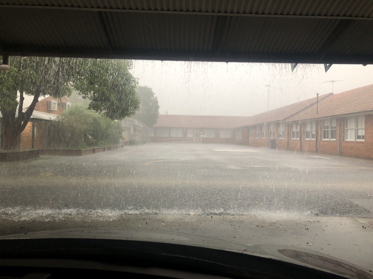 Last day at this school. Stuck in CVPS in a massive hail storm. Cant even drive out. Doesnt want me to leave...