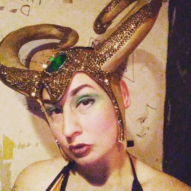 Lady Loki backstage at #Melangepdx 
#loki #costume #backstage #selfie #cosplay #horns ift.tt/2rKvFtJ