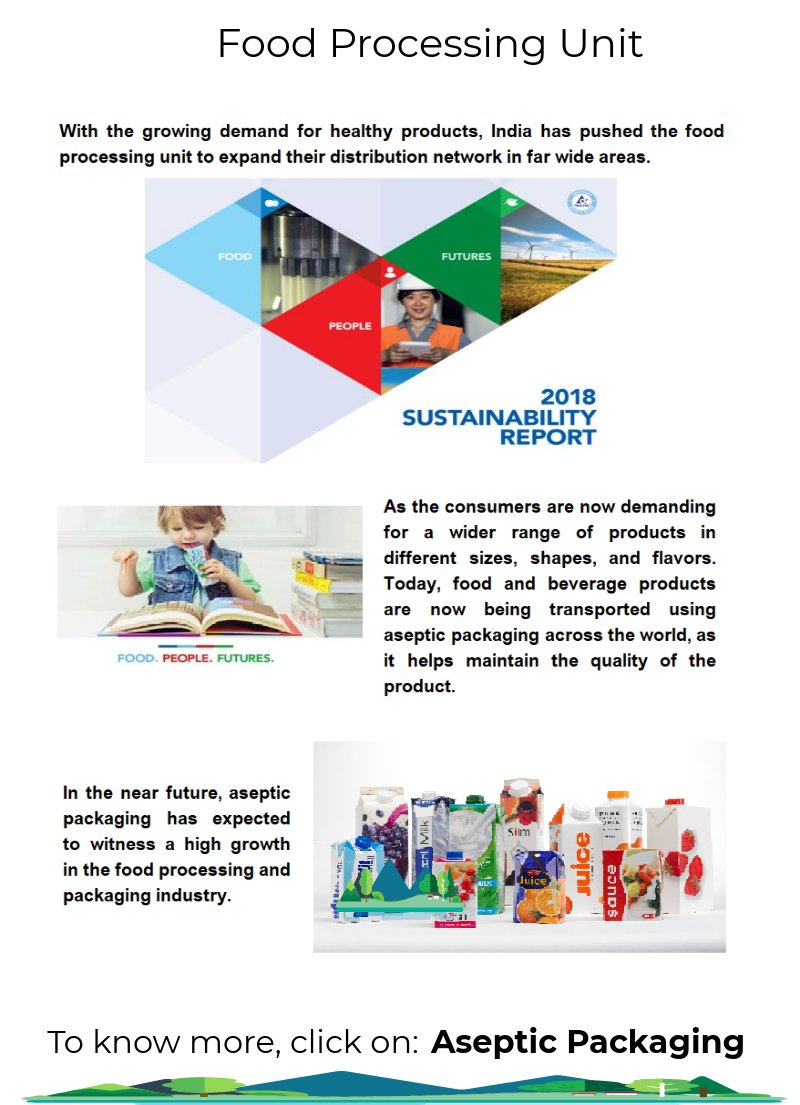 tetrapakindiawc's tweet image. With the growing demand for healthy products, India has pushed the food processing unit to expand their distribution network.  create.piktochart.com/output/3515629…