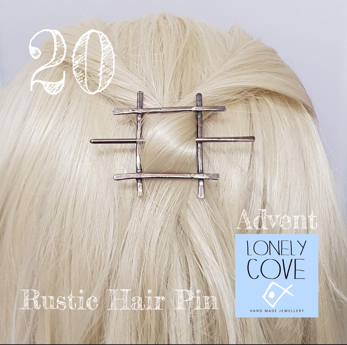 DAY 20 Advent Calendar 2018
Copper hair pin
etsy.me/2C5jr4D
#londonislovinit #earlybiz #hairaccessories #hairpins #hairclips #hairbarrette #shawlpin #scarfpin #brooch #handmadegifts
#coppergifts #copperanniversary