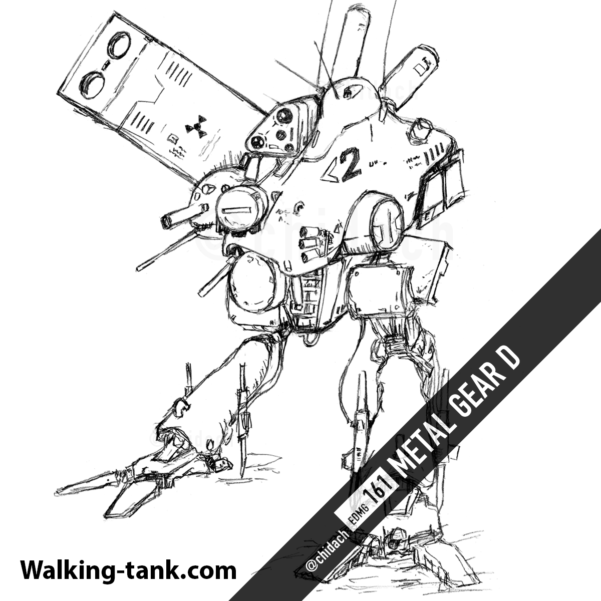 （仮） メタルギアページ D】 メタルギア改Dを描きました。 「え。こんなんだっけ？」（'' と