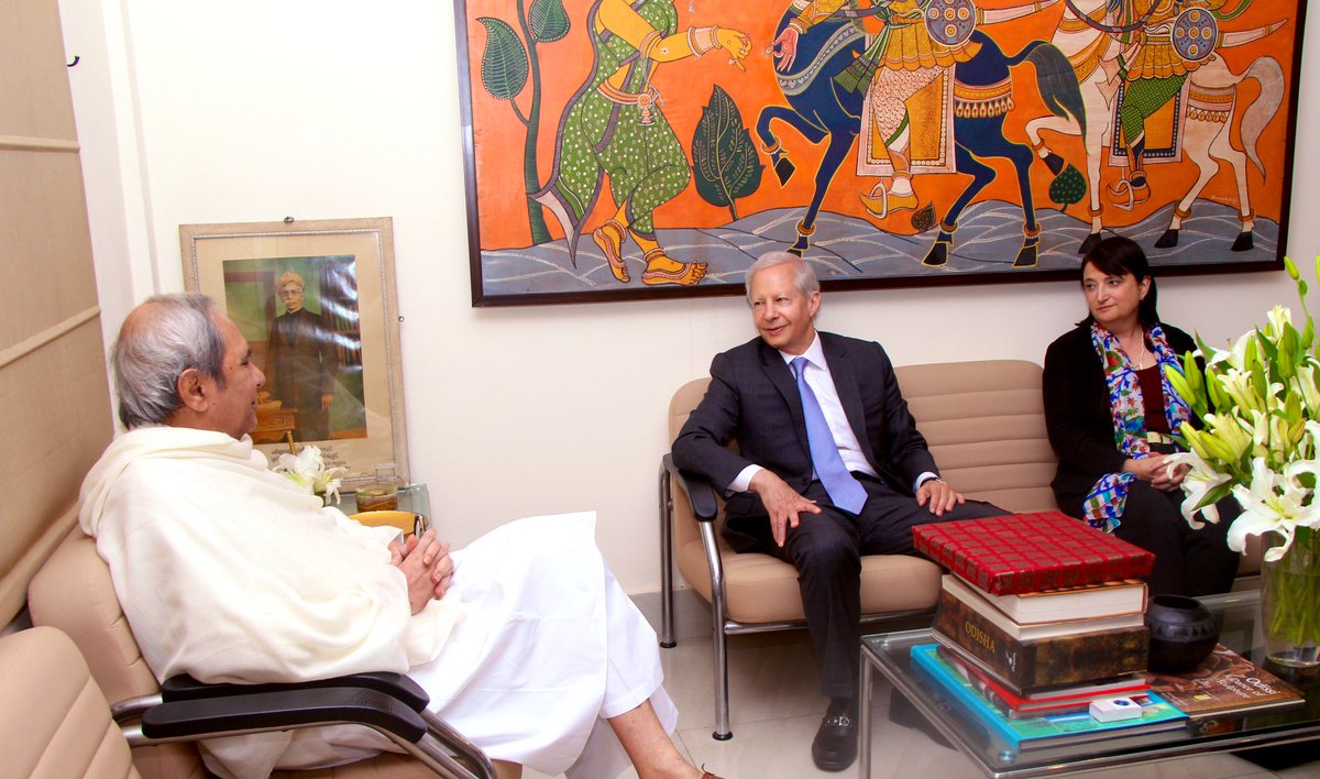 Excellent meeting with Naveen Patnaik, Chief Minister of Odisha, on developments in #Odisha and opportunities for further U.S. economic engagement with the State. #USIndiaTrade #USIndiaDosti