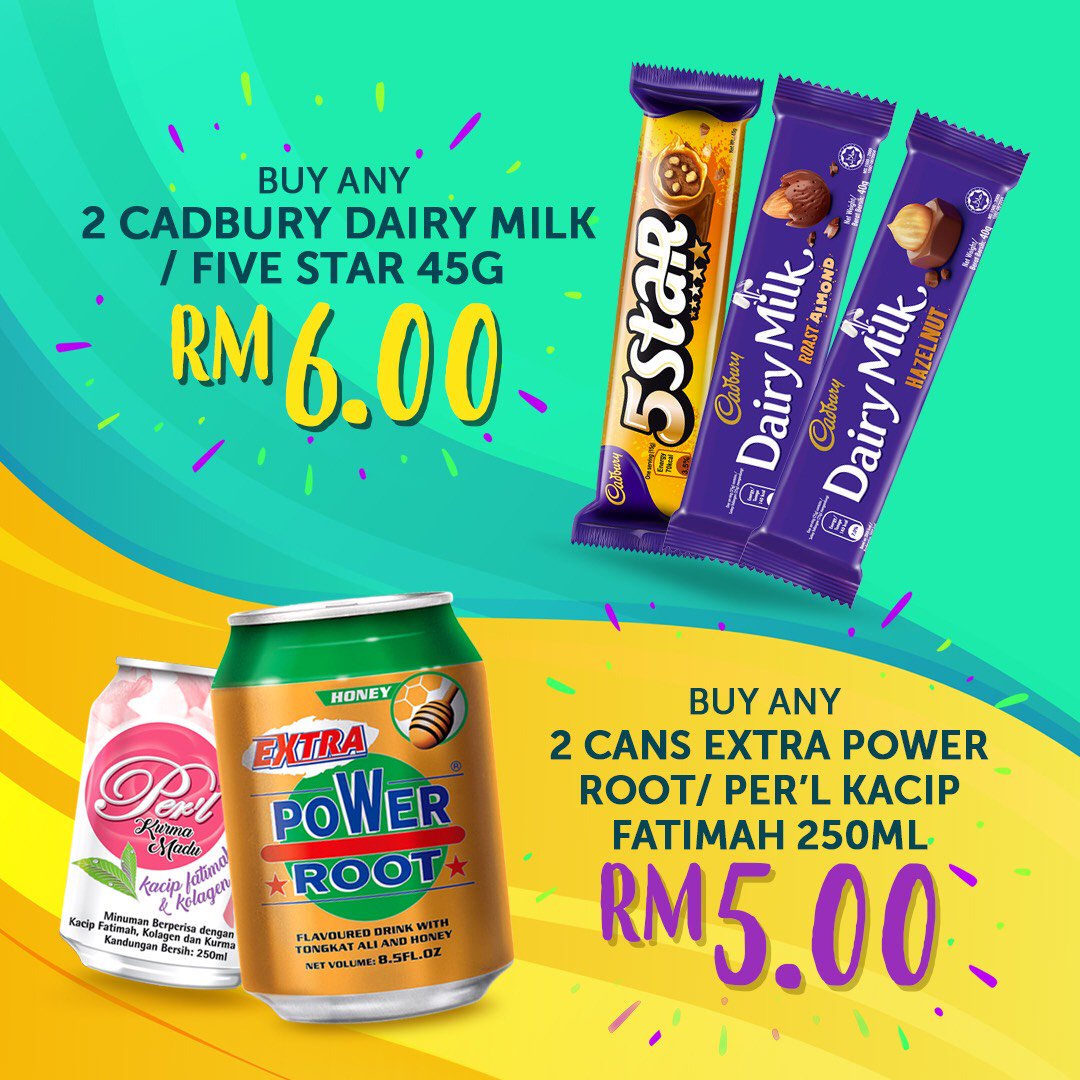 Petronasbrands's tweet photo. Any #Cadbury lover here? Or #PowerRoot and #KacipFatimah fan? https://t.co/1jDtF1j2CC