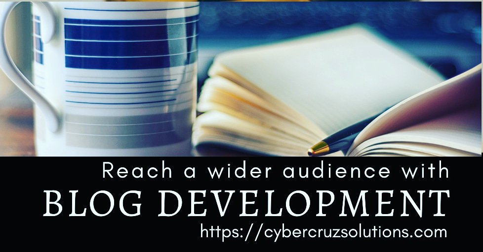 adoracion_dela's tweet photo. Blogging is a simple, low cost strategy to leverage online marketing, generate leads, and attract a wider audience.
It provides fresh content, boosts SEO and allows you to connect with potential customers.
#DigitalMarketing
#DigitalAgency
#BlogDevelopment
#CybercruzSolutions https://t.co/548uVKIJnM