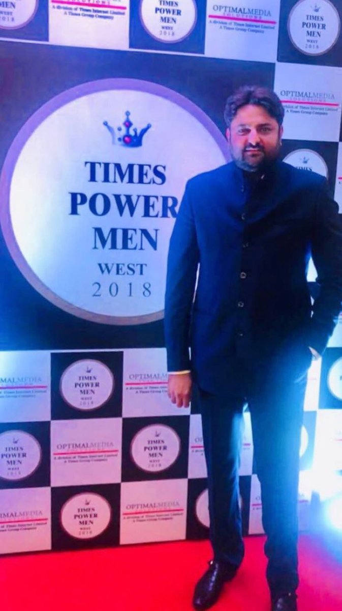 Heartiest Congratulations to my Elder Brother,Mentor &amp; beloved <a href="/BJYM4Mumbai/">BJYM MUMBAI</a> President Shri @mohitkamboj_bjp ji for receiving the'Times Power Men 2018' Award. Our party Yuva karyakartas always gain motivation from you.