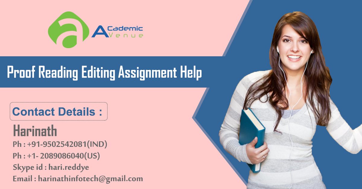 academic_avenue's tweet image. j.mp/2PRgwBI
#AcademicAvenue provides #ProofReadingAssignmentHelp. Our Assignment help tutors are experts in giving you best assignment solutions, and help the students in getting good grades.
#AssignmentWritingHelpService
#BestOnlineAcademicProofreadingServices
