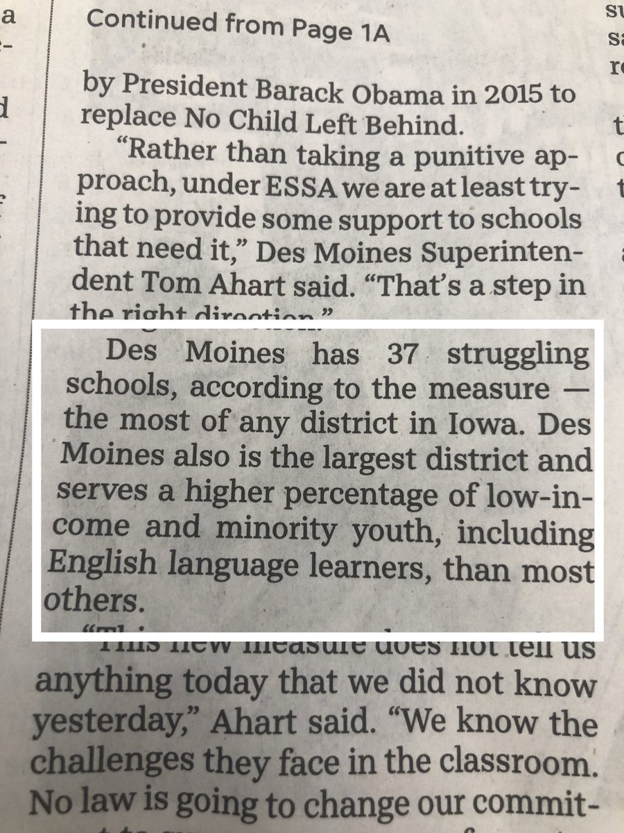 Sparkfndn's tweet photo. #Dmps of #Iowa needs help, this will not get better without a major effort from the community. Hate seeing these numbers. #education https://t.co/d5fTyqP6tv