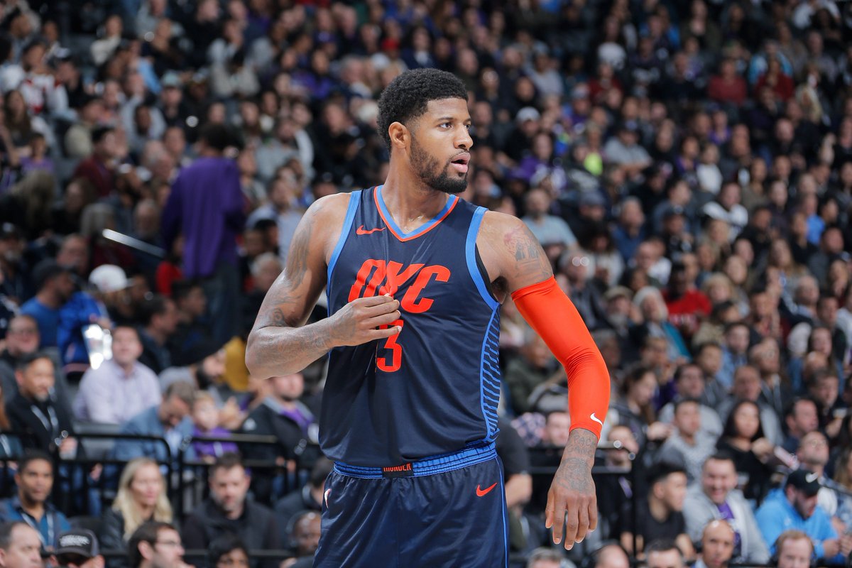 Paul George stuffs the stat sheet with 43 PTS, 12 REB, 7 AST in the @okcthu...