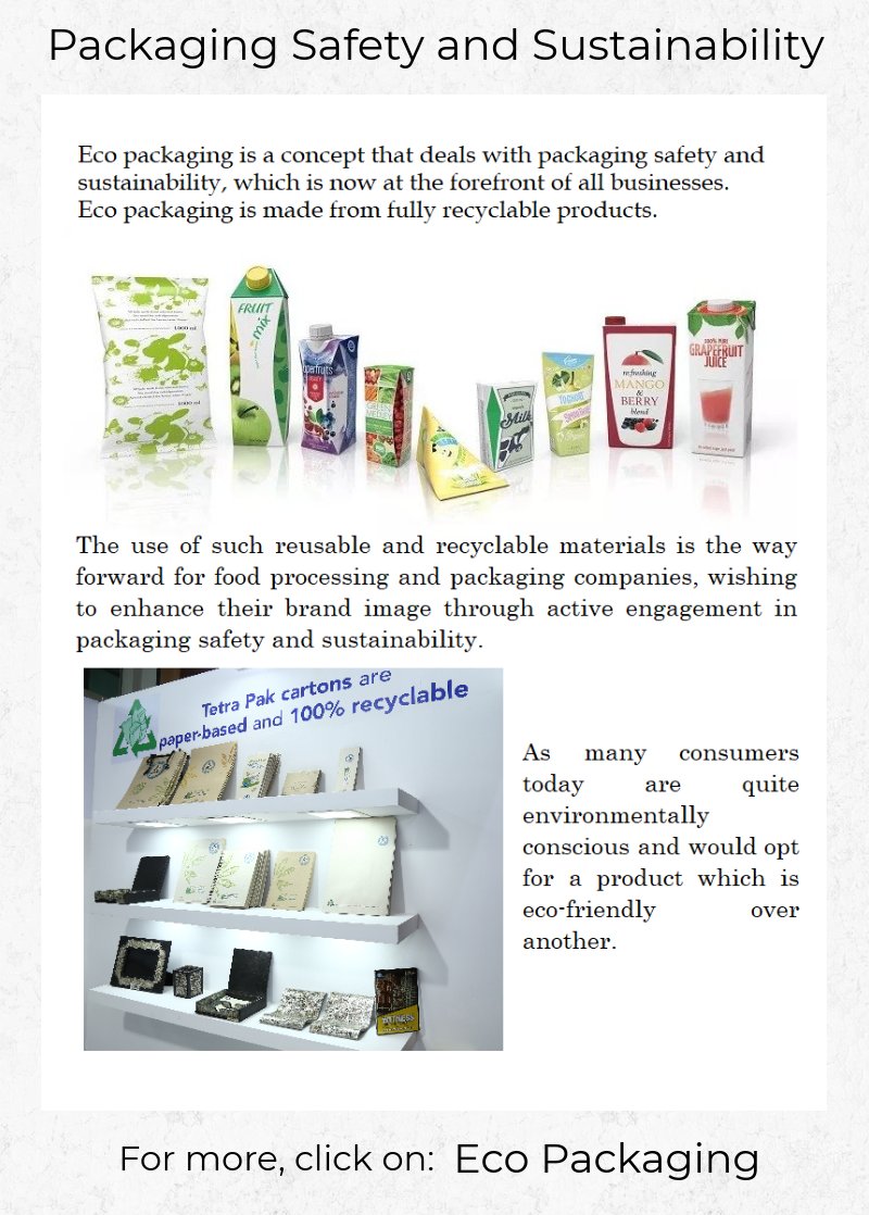 tetrapakindiawc's tweet image. Eco packaging is a concept that deals with #packagingsafetyandsustainability. Visit create.piktochart.com/output/3515601…