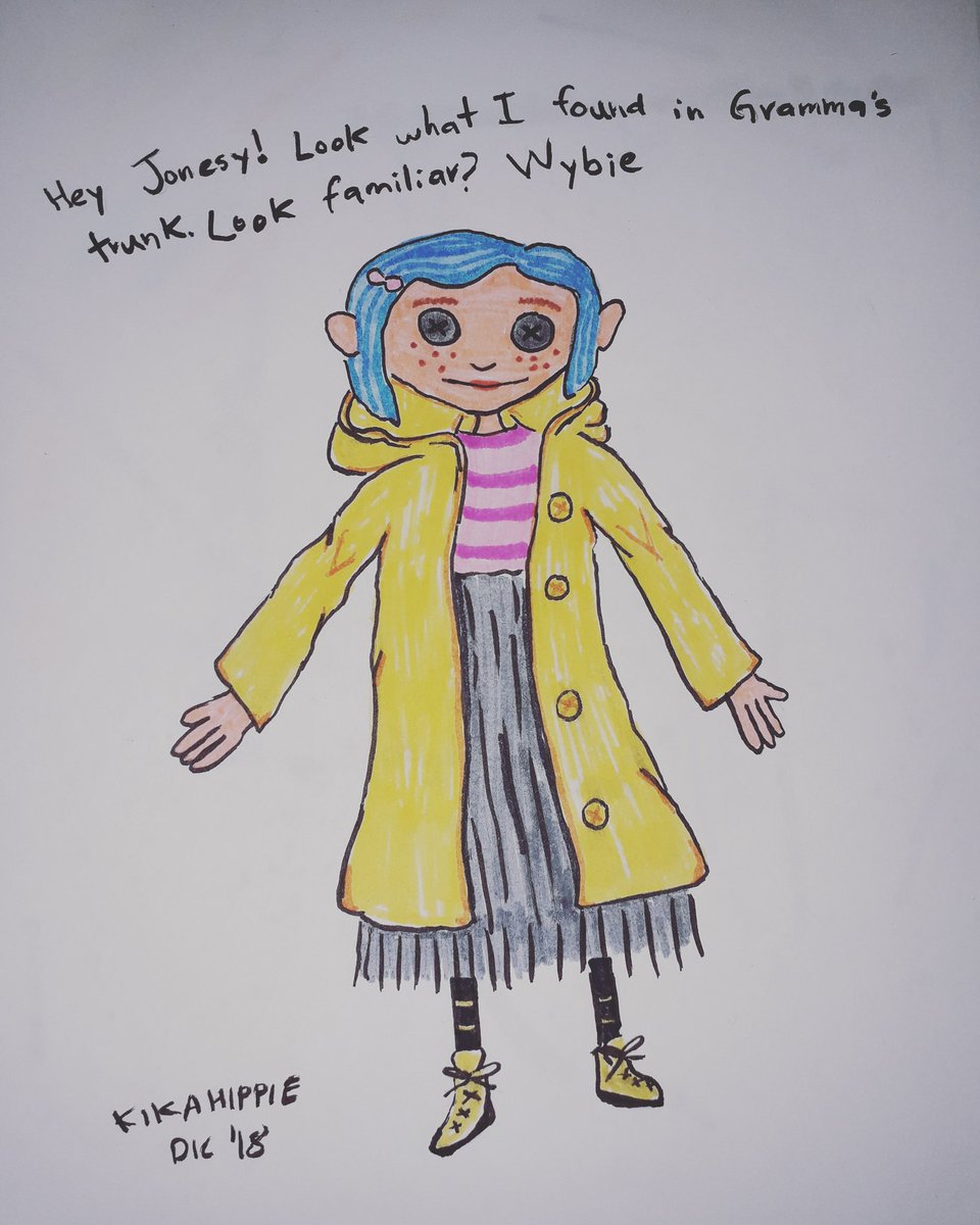 Drawing Coraline Doll