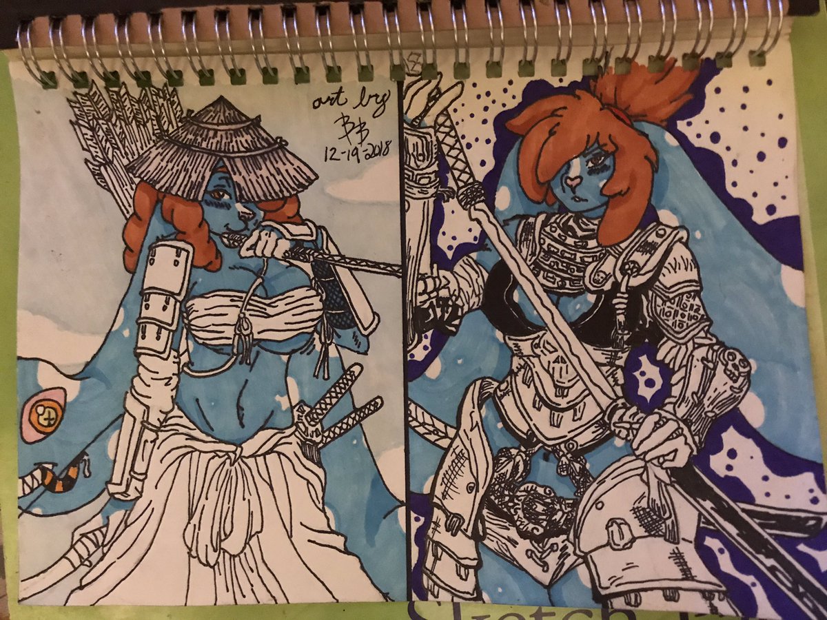 ValeskaWolfie's tweet photo. Hey @Geeflakes here’s something from me to you~ 💙💙💙💙💙💙 Hope you like it!!!! 😁😁😁😁😁😁 #furryart #furryfanart #geeflakes #LightvsDark #Samuraitheme https://t.co/mnXmsPeavd