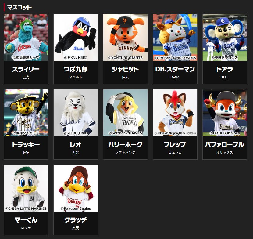 Ebaseballパワスピ公式 プロ野球eスポーツリーグ 球団マスコット 登場 1月12日開催のe日本シリーズには なんと全12球団すべてのマスコットが応援に駆けつけます ライオンズ対ベイスターズの日本一決定戦はもちろん 球団 マスコットにも注目です