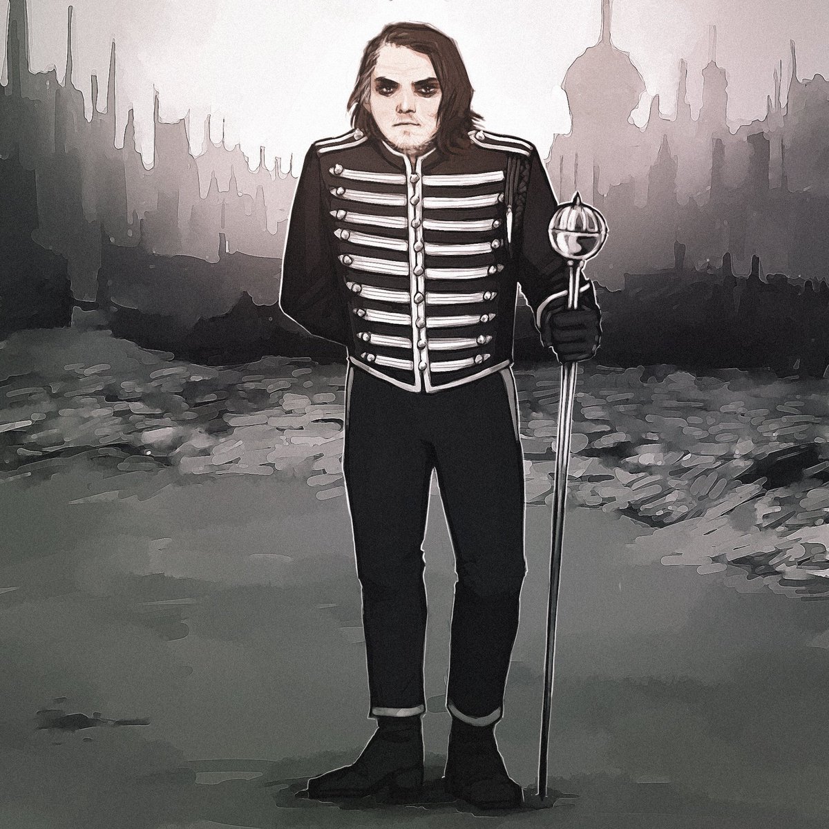 i forget wh0 exactly said i should draw this but now it exists h u zz. ah