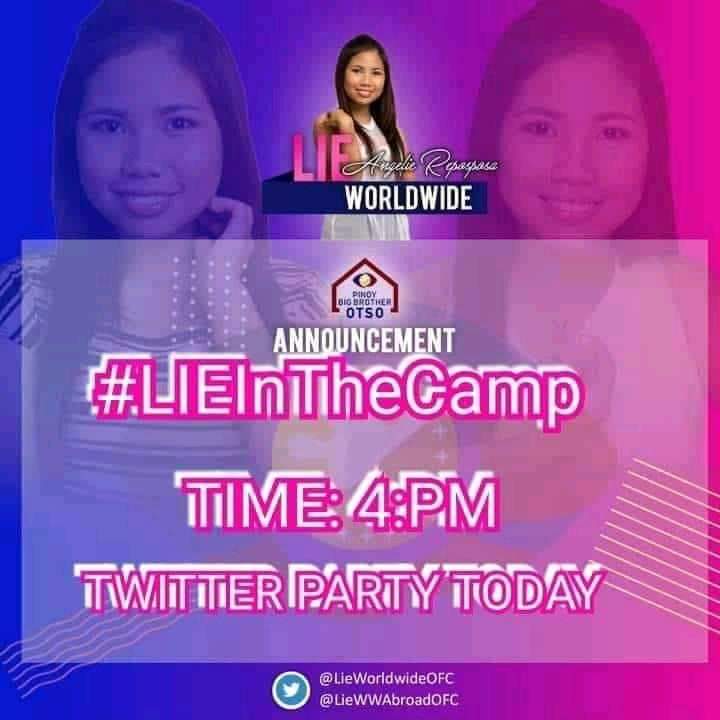 jaster_vic's tweet photo. Abangan Po mamaya si LIE, Sa pag punta nila ni Jelay sa Camp Star Hunt. Sabayan din Po natin ng Twitter Party. 💖💕
© Photo

#angeliebers
#pbbotsolie https://t.co/CnooltMAus