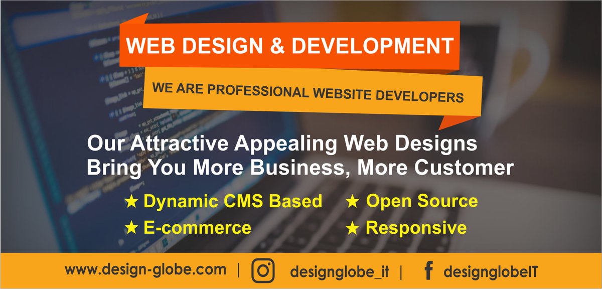 Design_Globe's tweet photo. Our Attractive Appealing Web Designs
Bring You More Business, More Customer.  #webdesign #business #webdevelopment #graphicdesigning #DesignGlobeItSolutions https://t.co/sfBtiuF5Uo