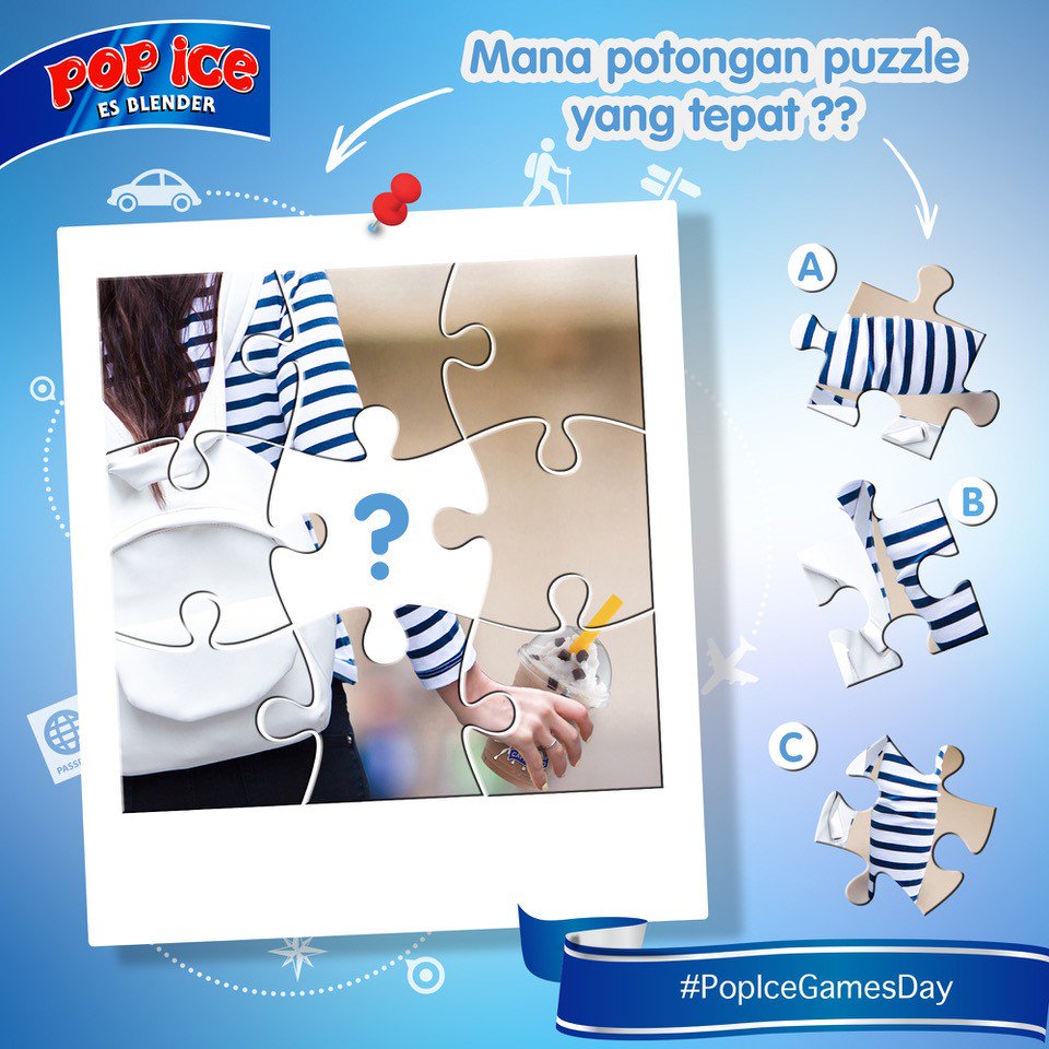 Libur telah tiba~
Kamu udah siap pergi kemana Pop Ice Lovers? Sebelum pergi ikutan Pop Ice Games Day dulu dong :) klik disini: bit.ly/2rOvywY
