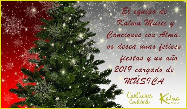 Todos los que formamos parte del equipo de #CancionesConAlma❤, os deseamos que disfrutéis de estos días con vuestros seres queridos, y que tengáis un 2019 lleno de sueños alcanzados y podamos compartir grandes momentos de ¡MÚSICA!
#FelizNavidad