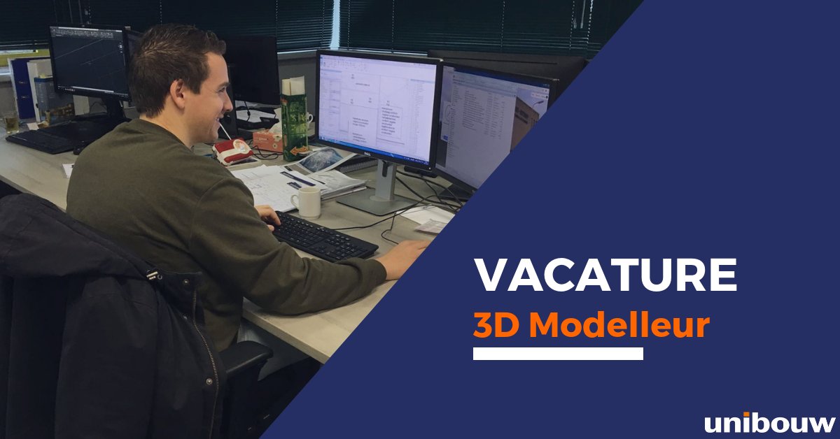 Wij zijn op zoek naar een #3Dmodelleur! Lees hier de hele #vacature: bit.ly/2G3t0Uu 
#3DRevitModelleur #3DRevit