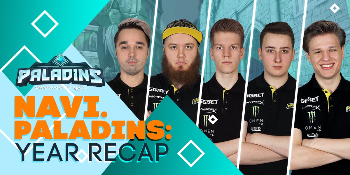 As the year comes to an end, we've decided to sum up all our results. The first in line stands our Paladins squad with their decent achievements! 💪
📰: navi.gg/en/read/text/2… 
#navination #Paladins