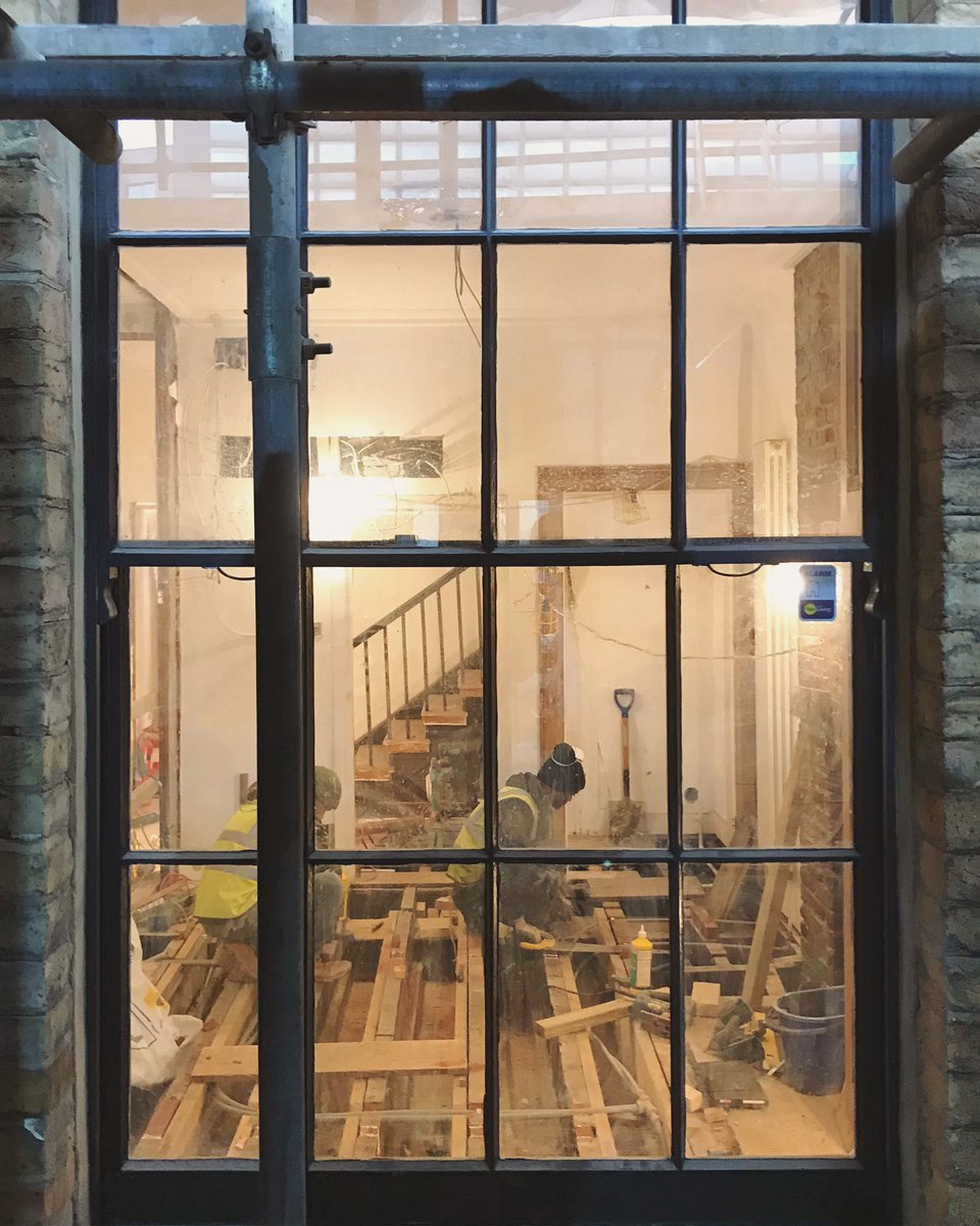 Final floor strengthening works <a href="/Fount_London/">Fount London</a> #Shoreditch before the original floorboards are re-laid!
.
#milkstructures with <a href="/StateStudioLtd/">StateStudio Ltd</a> &amp; @credibuild
.
.
#fountshoreditch #localproject #structuralengineering #fountlondon