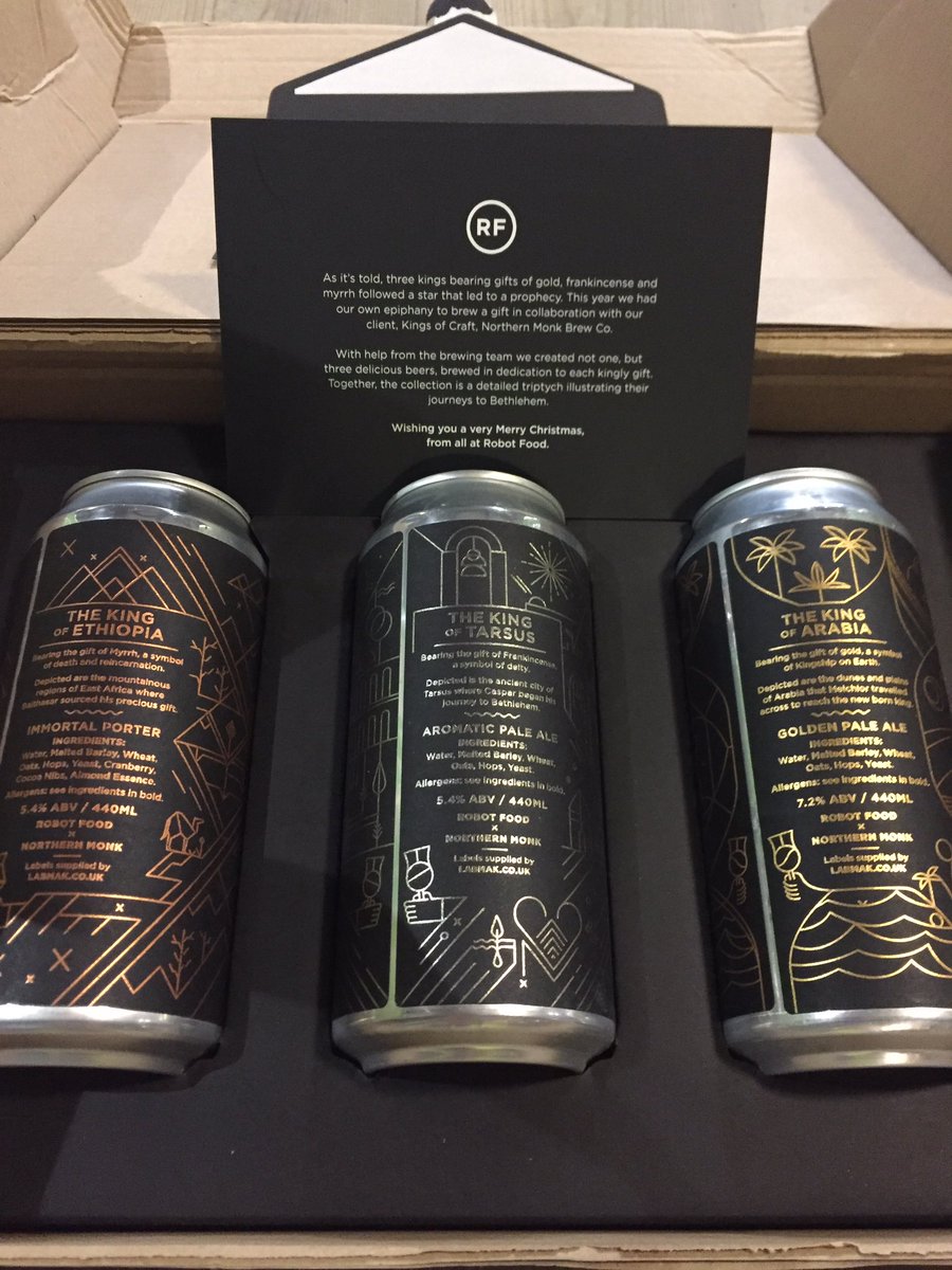 And the best agency gift prize goes to <a href="/RobotFoodDesign/">Robot Food</a> @NMBCo 🍻
