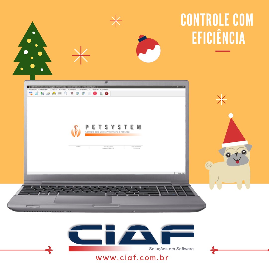 CIAFSolucoes's tweet image. Conheça o #PetSystem, com ele você tem o controle de sua clínica veterinária ou pet shop. 🐈🐦🐶
Saiba mais em ciaf.com.br/petsystem