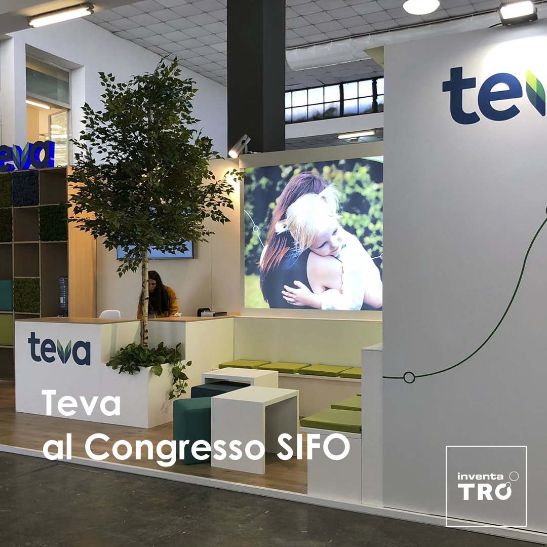 InventaTRO's tweet photo. Anche quest’anno abbiamo ideato lo stand istituzionale per Teva al congresso SIFO.  Siamo orgogliosi di poter dire che la coerenza e la bellezza dell’allestimento ci hanno permesso di essere riconosciuti come lo stand più creativo del congresso.  #inventatro #experientiALL #TRO https://t.co/pTaMRxLfT3