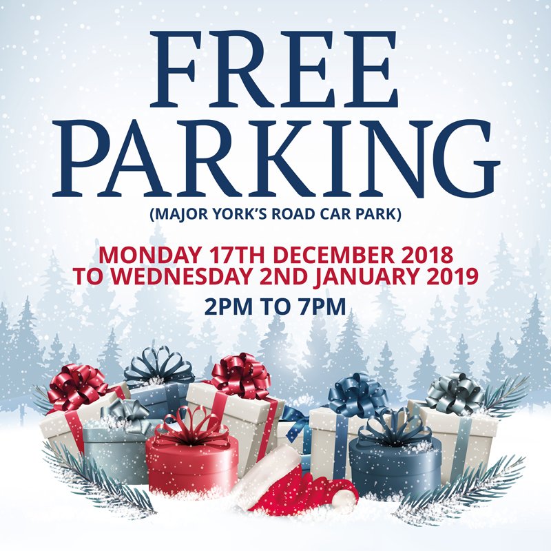 There's FREE parking at Major York's Road Car Park in #TunbridgeWells until Wednesday 2 January! Details: thepantiles.com/centre-informa…

Pls RT! #Kent #Parking 
<a href="/TWellsTourism/">Visit Tunbridge Wells Tourist Info</a> <a href="/VisitKent/">Visit Kent</a> <a href="/Kent_Online/">KentOnline</a> <a href="/Kent_cc/">Kent County Council</a> <a href="/kentbiz/">Kent Biz</a> <a href="/KM_newsroom/">Kent Messenger</a> <a href="/PantilesLady/">Pantiles Lady</a>