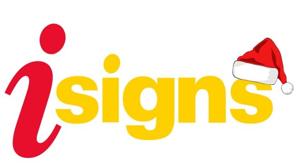 Team iSigns would like to wish customers, suppliers and colleagues a wonderful Christmas and a Happy New Year! We will be closed on 25/26th December re-opening on 27th and 28th and then back for business as usual from 2nd Jan. Have a good one folks!