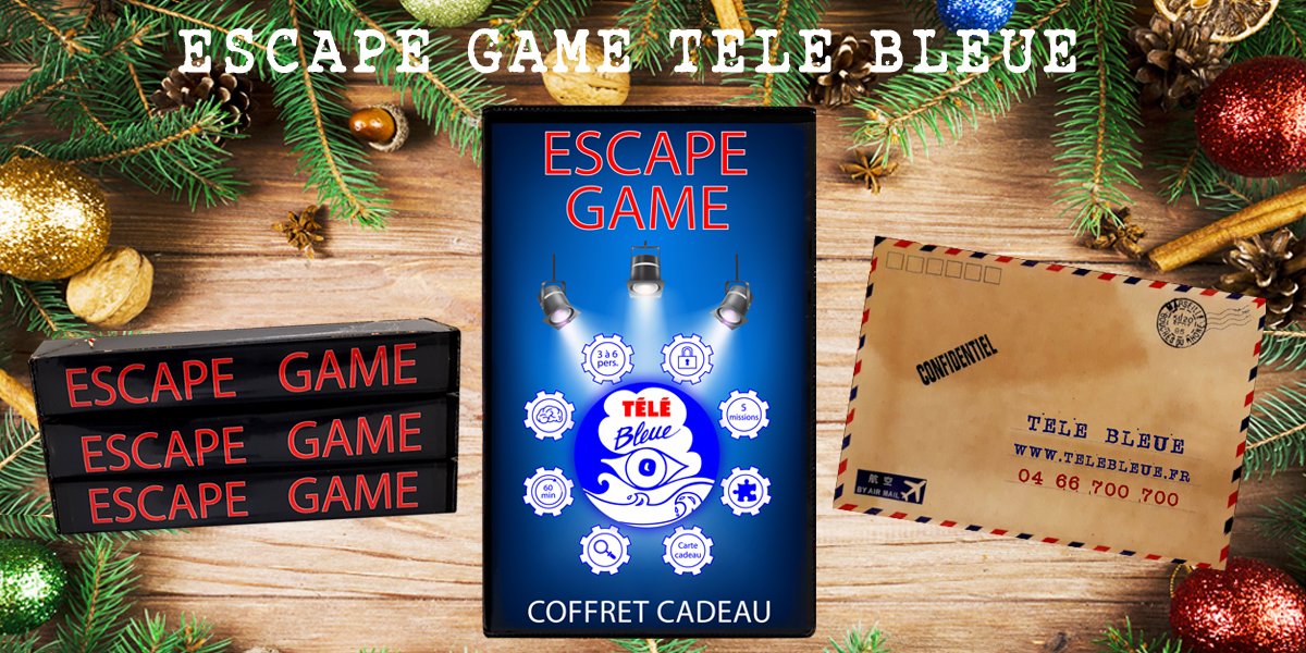 escapetelebleue's tweet photo. Cadeau Mission Escape Game - https://t.co/MySt4nDl1y https://t.co/3rSlAcVJUU