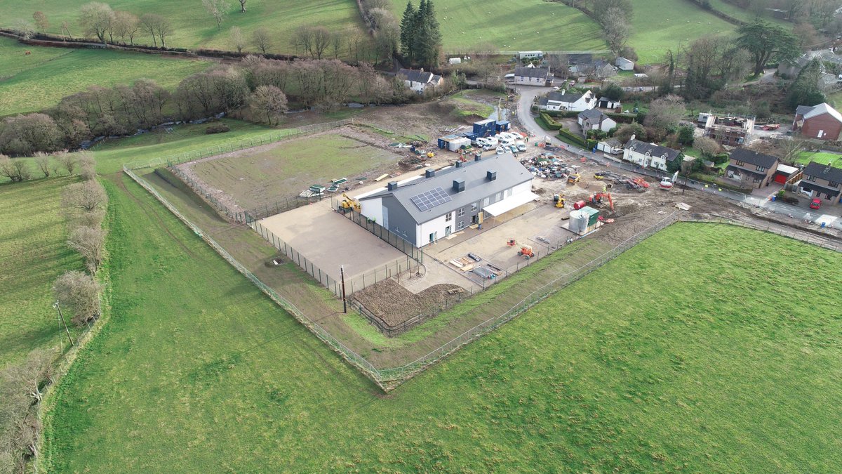 Great progress at the new <a href="/carregemlyn/">Ysgol Carreg Emlyn</a> in #Clocaenog <a href="/DenbighshireCC/">DenbighshireCC</a> #Construction