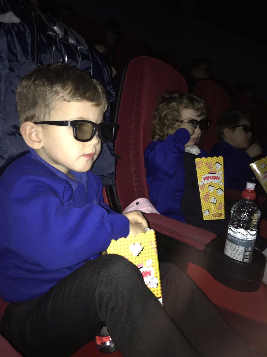 Sara_Williams85's tweet photo. @CanaryClass @HeronClass It was an absolute pleasure taking some of our foundation children to the cinema yesterday. #polarexpress #Christmasiscoming #DashThroughDecember https://t.co/udYcPZxVYe