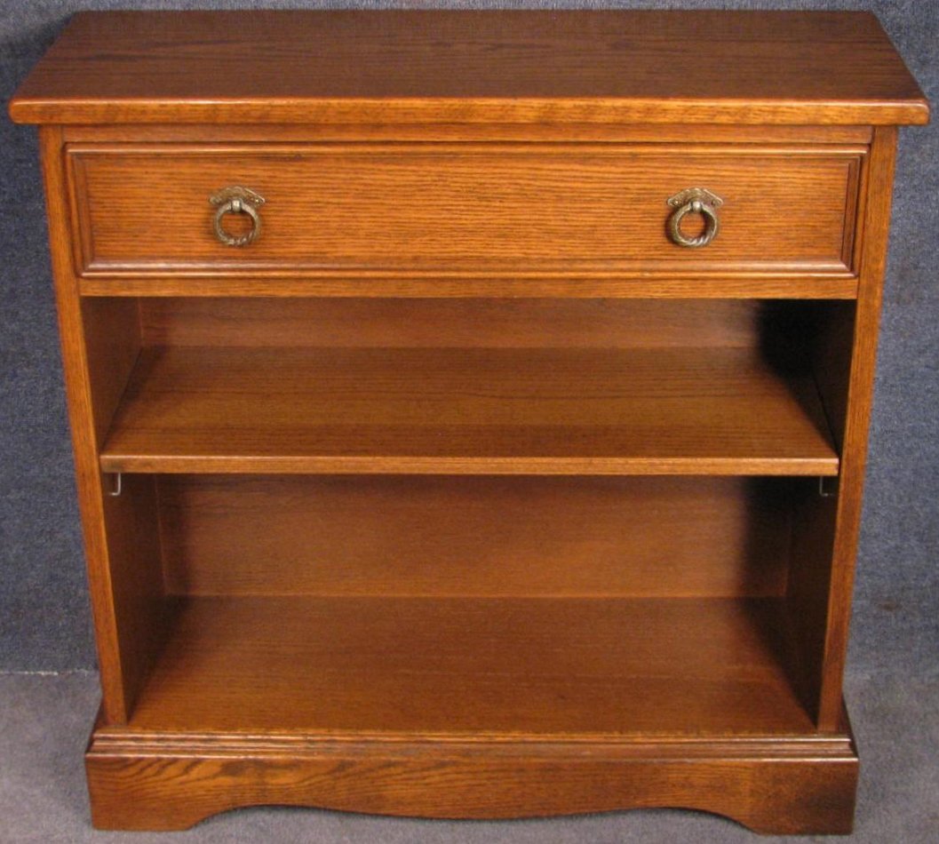 Airport Antiques على تويتر Jaycee Oak Single Drawer Low Bookcase