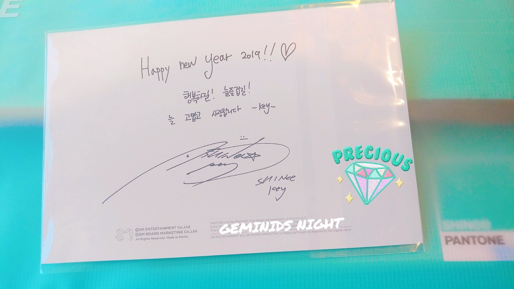 Our Captain Freak Closed Pantone X Sm 19 1812 Here Is The Translation Of Kibum S New Year Message On His Greeting Card Happy New Year 19 To Our Captain Freak Closed Pantone X Sm 19 1812 Here Is The Translation Of Kibum S New Year Message On His Greeting Card Happy New Year 19 To