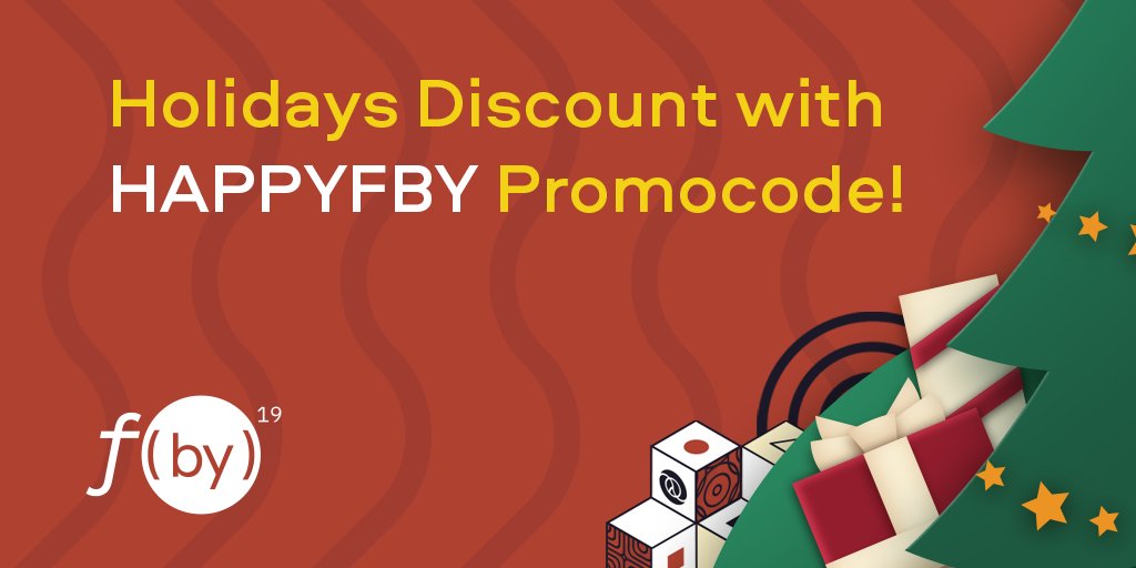 Holidays are coming🎄 and <a href="/fby_conf/">F(by) Conference 2020</a> is giving presents - discounts for the conference tickets 🎁 
The promocode HAPPYFBY is valid till December 25th (incl). 
Be happy! Be functional! Be in Minsk on January 26th :) 
fby.by 
#funcby #haskell #clojure #scala
