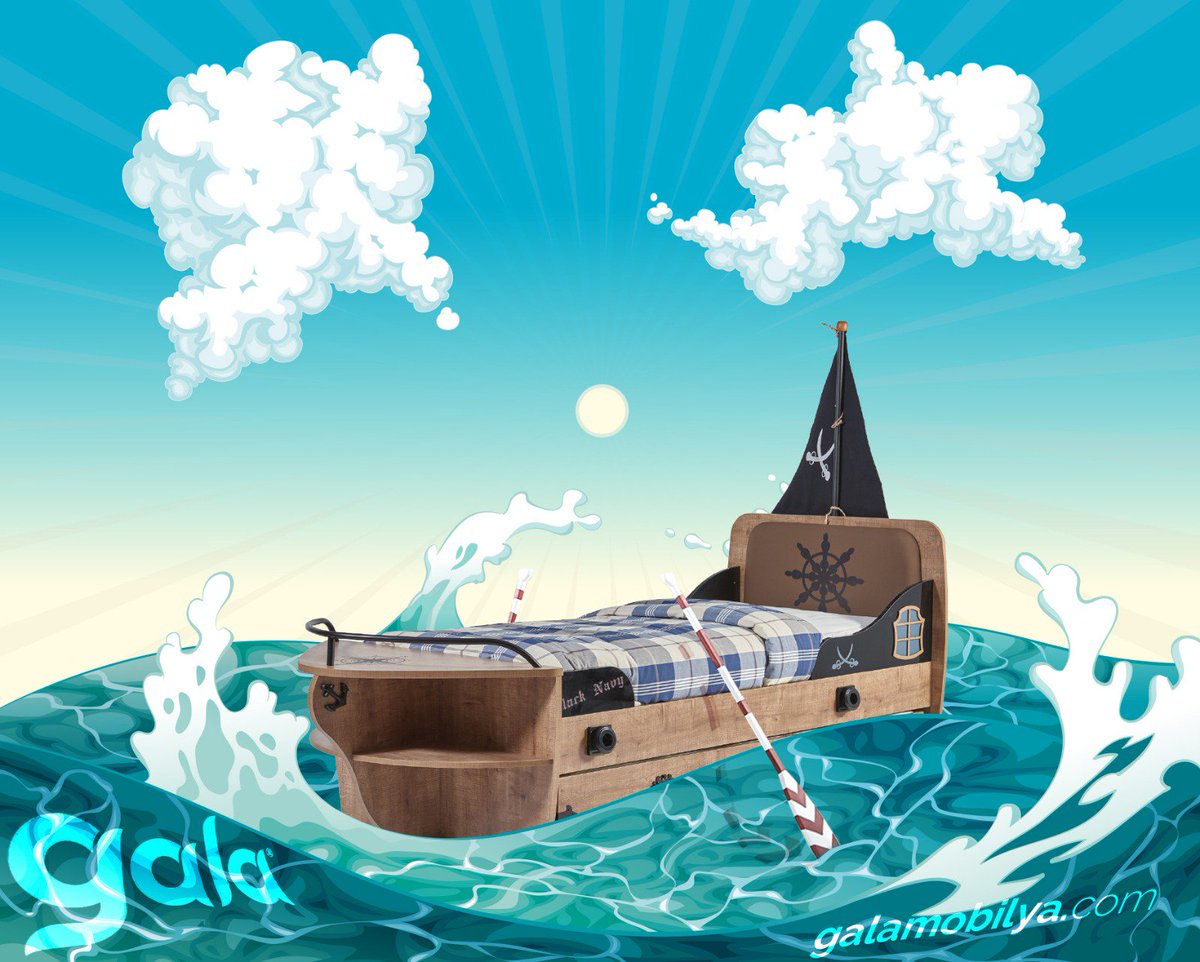 Yelkenler FORAAAA! Bizim için her gün bir 'Oyun Günü' ancak yine de kutlamak isteriz, 20 Aralık Oyun Günümüz kutlu olsun. Navy Genç Odası gibi hayal dünyalarını geliştirecek, oyuna teşvik edecek daha birçoook genç odası Gala Mobilya'da... 😊