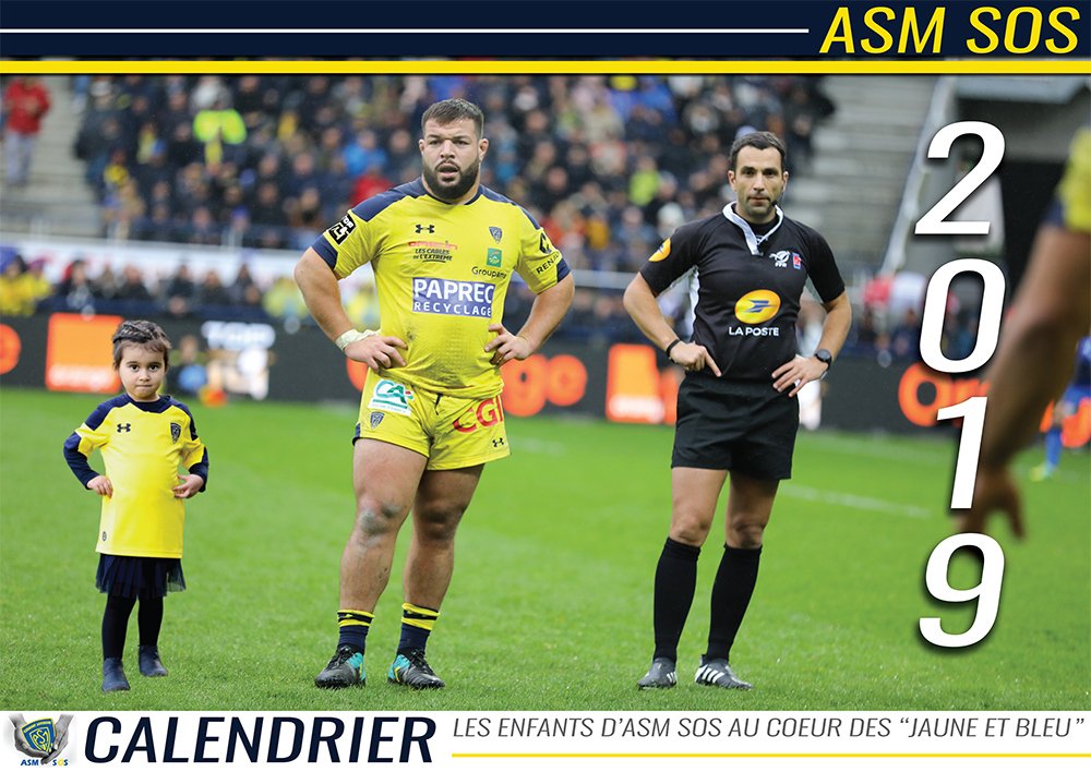 ASMOfficiel's tweet photo. Rendez-vous ce jeudi 20 décembre à 14 heures à Jaude 2 (devant la boutique ASM) les joueurs vous attendent pour une séance dédicaces du calendrier #ASMSOS 2019.
VENEZ NOMBREUX
#Solidarité https://t.co/w3kcTI7Ch0