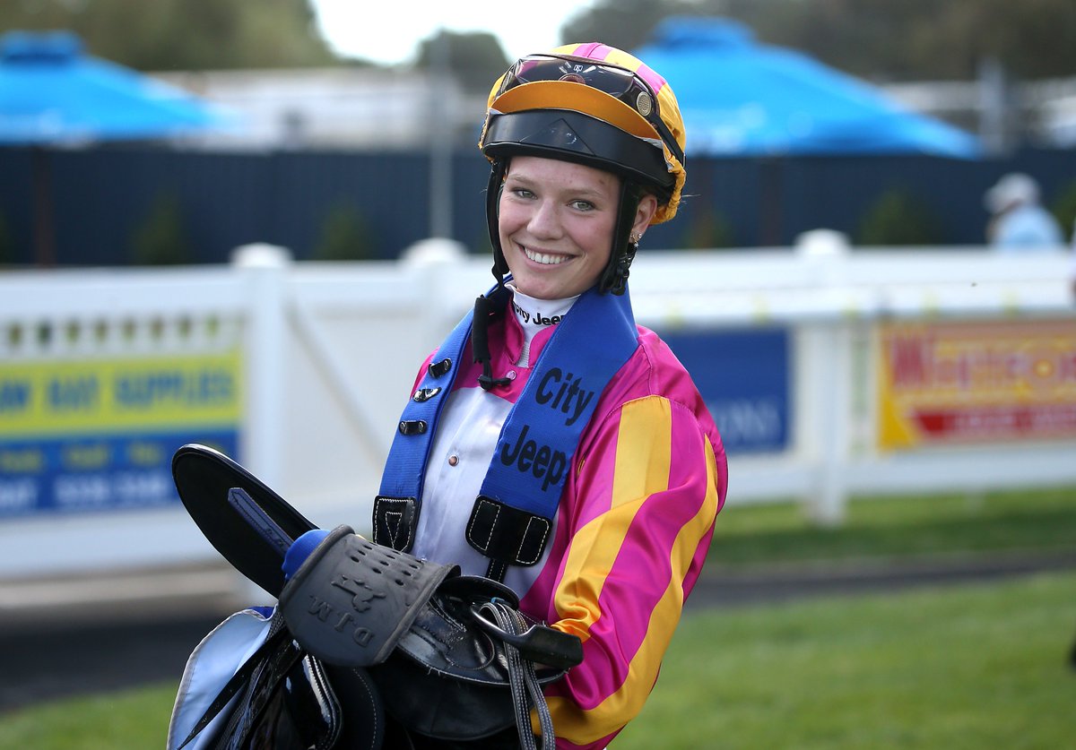 RacingVictoria's tweet photo. .@smthornton99, the third member of her family to graduate from the #AJTP after her elder brothers Boris and Damien, was named the Victorian Jockeys Association’s Outstanding Apprentice Jockey this evening https://t.co/H6wdwiuoyY