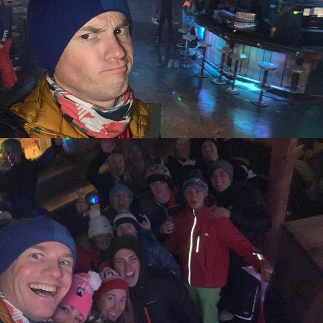 tridadathon_tom's tweet photo. Me and the Ski Team on a bit of Apres! 2 sides of the same bar... who needs anyone else?!?! Sticking to the @ethannewberry #gingerrunner motto TRAIN HARD, RACE HARDER, PARTY HARDEST!! #apresski #apres #ski #skiing #skiracing #alpine #gluwein https://t.co/nfdcpWZG1s https://t.co/dMUS56toR1
