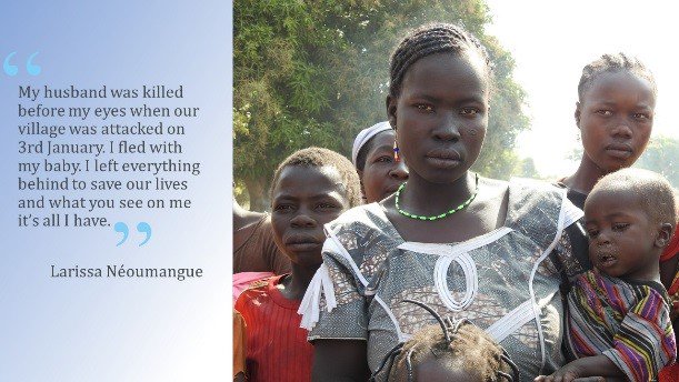 OCHA_CAR's tweet photo. Recurring outbreaks of violence emptied entire villages of their population. Houses and health centers have been burned down.

#PeaceinCAR
#EndViolence https://t.co/fDS9FHqnjt