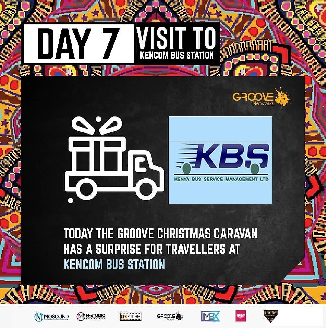 Today being Day 7 of the #GrooveChristmasCaravan has a surprise for travellers at Kencom Bus Station.