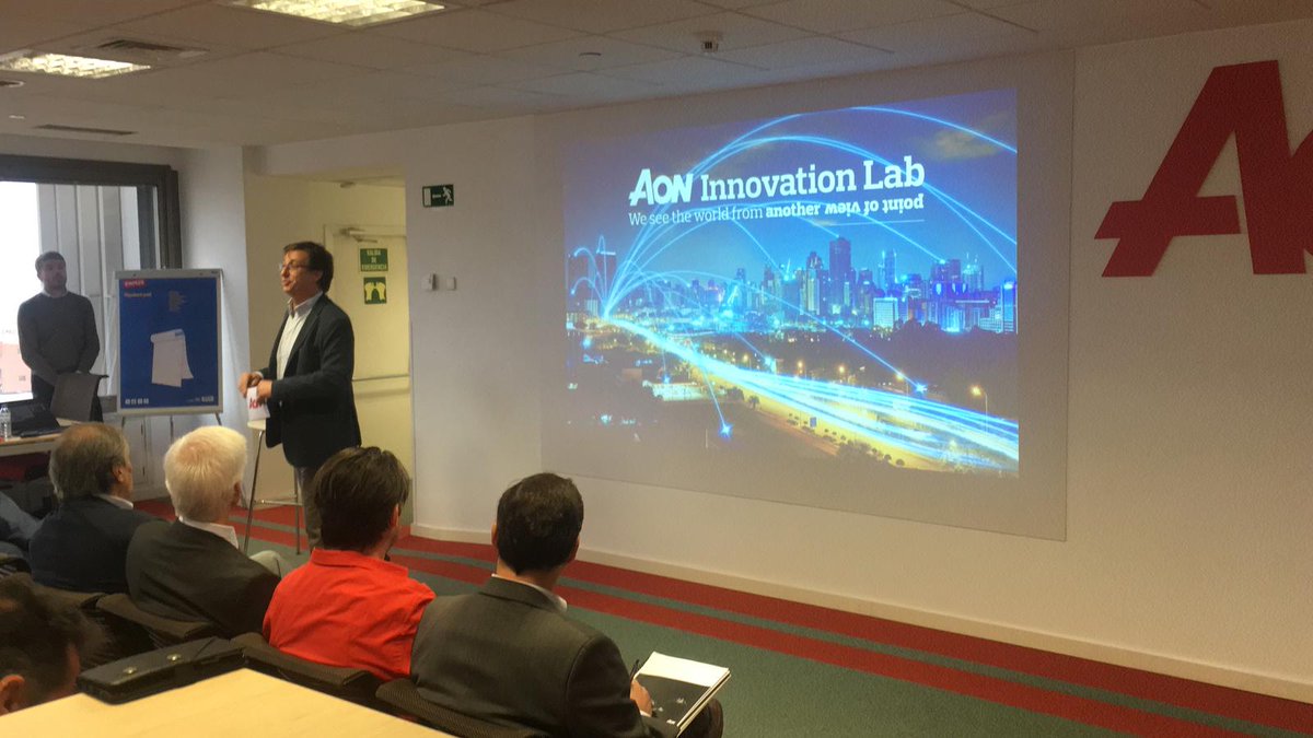BlogsterApp's tweet photo. Hoy estamos como @Aon_Espana en #OpenInnovation #AonInnovationLab, en la que buscan #startups capaces de dar respuestas con #Soluciones innovadoras.
Con nuestro CEO @joseolarreaga presentando BeAmbassador solución para convertir a tus empleados en embajadores de marca. https://t.co/iZTpapqDcv
