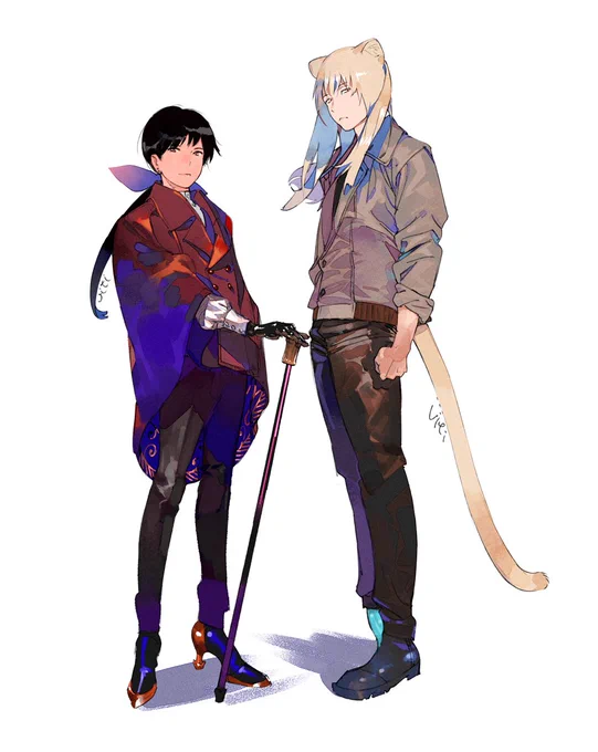創作の二人もあまり描けなかったので来年はもっと描きたいぞ うちの二人をよろしくお願いします 
