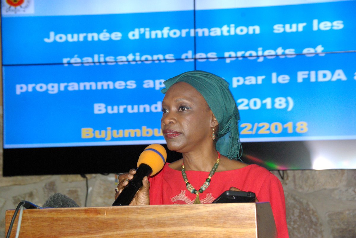 BurundiEco's tweet photo. #Burundi « Le Projet d’Intensification de la Production Agricole et de Réduction de la Vulnérabilité au Burundi vient d’être approuvé par le Conseil d’Administration  du Fonds International de Développement Agricole (FIDA)  », précise Aissa Touré, représentante du @progrfidabdi https://t.co/B9Ie3MXm00
