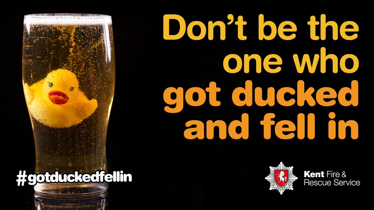 #Christmas party this weekend? Remember to look out for that friend who wanders off after a few drinks, there's always one! Stay together &amp; stay safe. 89% of men who die after going missing on a night out are found dead in water. Don't be the one who #GotDuckedFellin #watersafety
