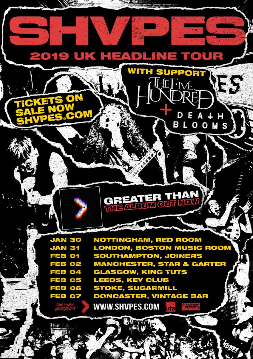 Shout out to everyone who keeps putting us in their top albums of the year! It’s incredible to know that this record means that much to you all. We can’t wait to come out and play it for you next month!
Shvpes.com