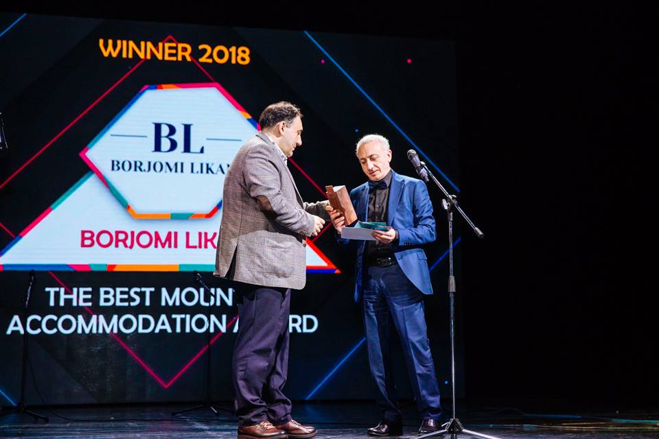 DesignAccent3's tweet photo. Mamuka Saakashvili, Director of the company "Design Accent" on behalf of partners group, nomination THE BEST MOUNTAIN ACCOMODATION AWORD winner #BORJOBILIKANI aworded the prise: Prodact Consulting Services for existing or future projects.
#PRODUCTCONSULTING
#NationalTourismAwards https://t.co/pMsX9v3qLy