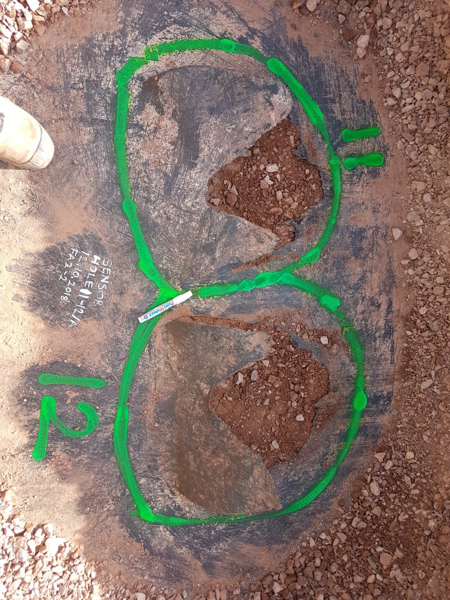 Altın Madeni Yığın Liçi   overlineer üzeri geomembran  testi ve tespit edilen hasar(delik) çalışması.#Sensorteam  #mobiletest #geomembran #detection #leak #leakdetectiontest #geomembrane #pvcmembrane #sızıntı #tespit #ldpe  #hdpe #edpm #gölet #leachpad #mine