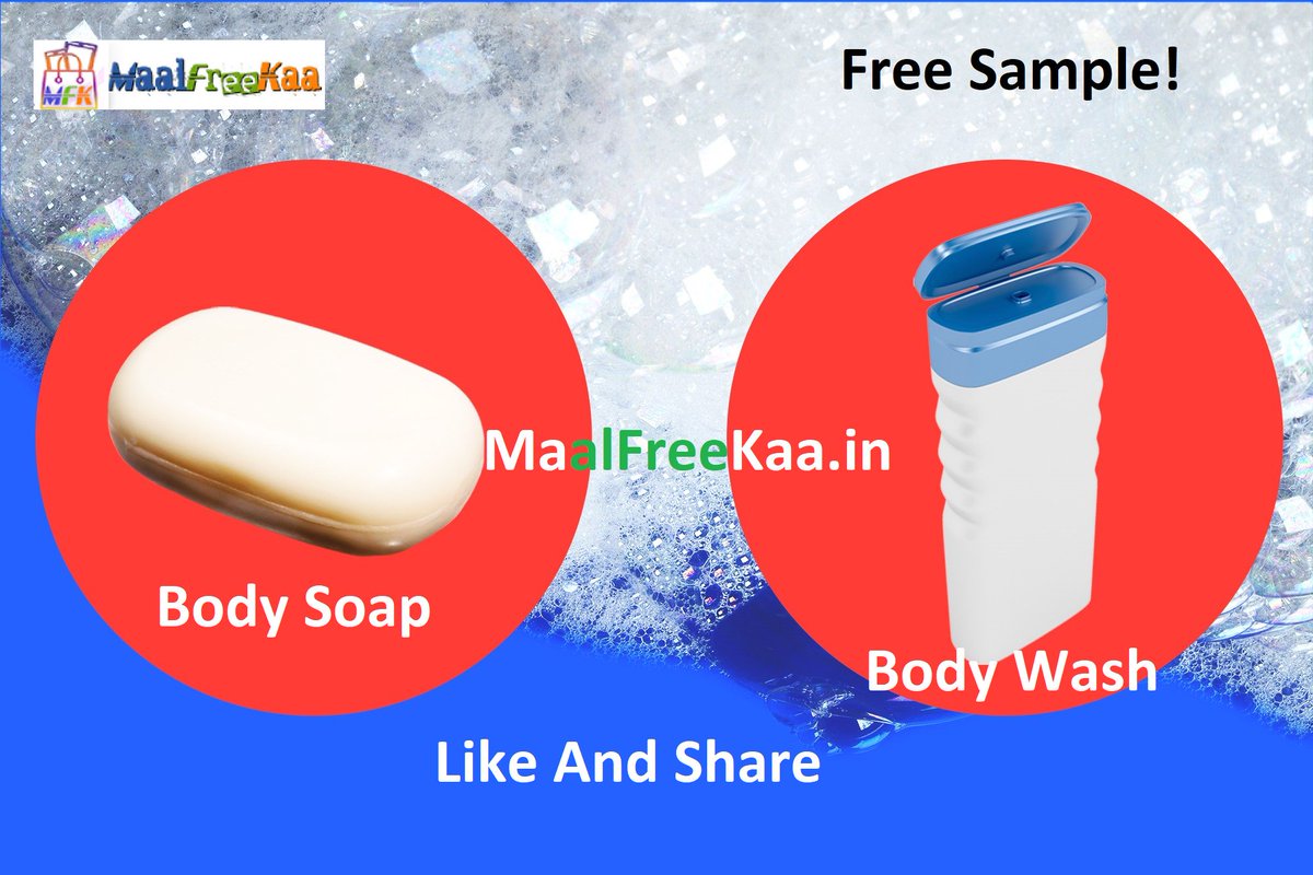 MaalFreeKaa's tweet photo. #FreeSample For Only #Ladies #Bodywash or #Soap #Freebiedeal #freebieIndia #freeebie #FreeTrial #FreeProduct

More Detail Here #MaalFreeKAa
https://t.co/ZL4tNufxH4 https://t.co/52zarJ1hcQ