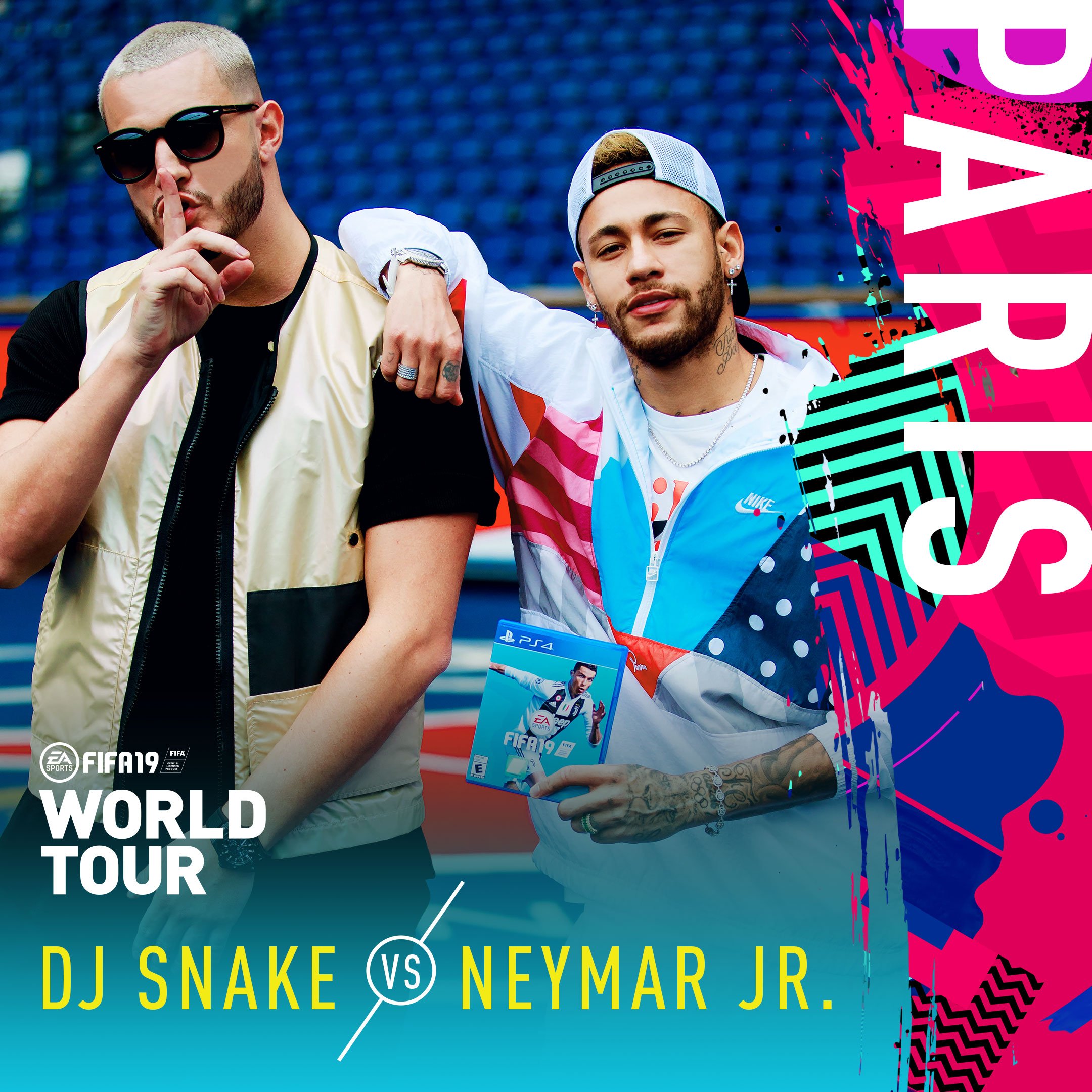 whisky Lechuguilla desarrollo de تويتر \ EA SPORTS FIFA ESP على تويتر: "Trabaja duro. Mantén la  concentración. Coviértete en campeón. Neymar Jr vs DJ Snake en Paris 🇫🇷🎮  https://t.co/nmjFqGQEcF #FIFA19 #FIFAWorldTour https://t.co/dKE0Z74LaL"